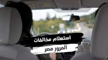“شوف عليك فلوس أد إيه”.. خطوات سهلة للاستعلام عن مخالفات المرور 2024 برقم السيارة