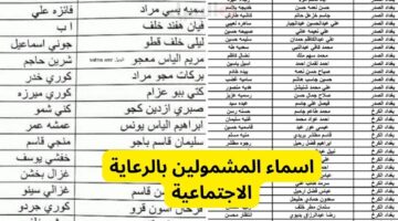 وزارة العمل في العراق: هذه هي أسماء المؤهلين في الرعاية الاجتماعية 2024.. تعرف عليها الآن