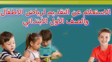 الاستعلام عن نتيجة تنسيق رياض الأطفال 2024ـ2025 والمستندات المطلوبة لملف التقديم