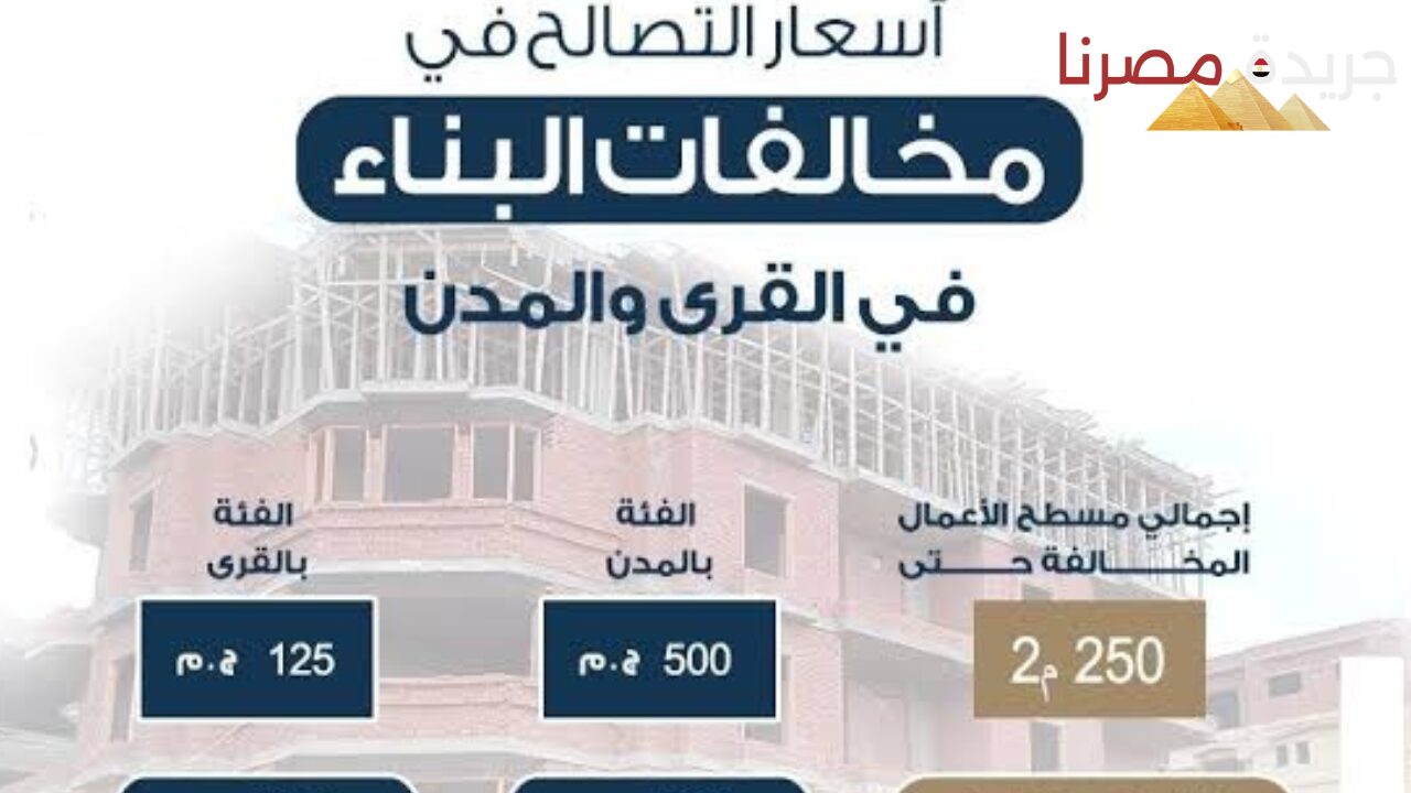 أخر مستجدات التصالح في مخالفات البناء كم المتر في التصالح