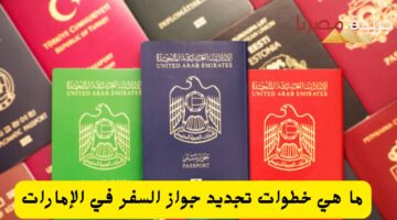 ما هي خطوات تجديد جواز السفر في الإمارات