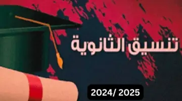 تنسيق الثانوية العامة 2024