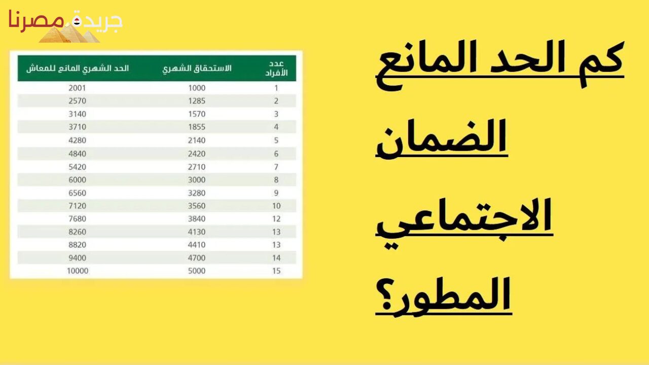 وزارة الموارد البشرية السعودية توضح خطوات حساب الحد المانع للضمان الاجتماعي المطور