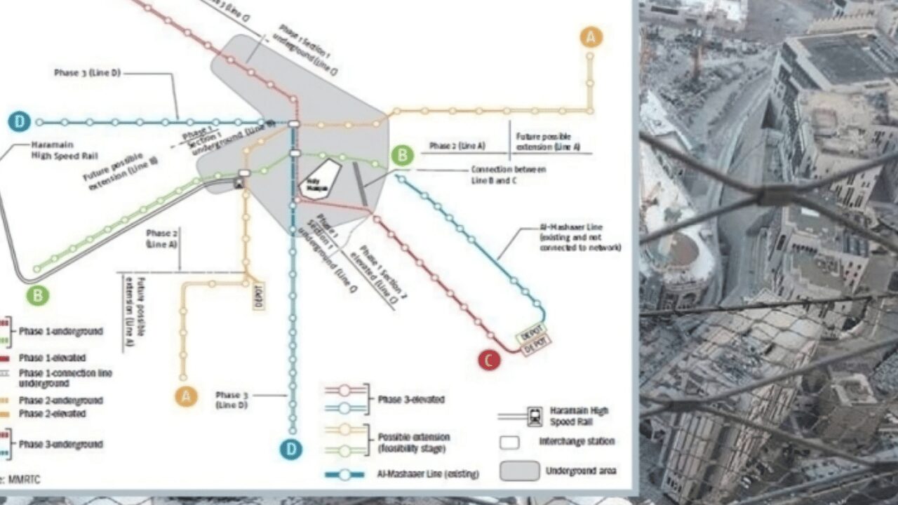 السعودية تستهدف إنشاء مترو مكة بتكلفة 8 مليارات دولار