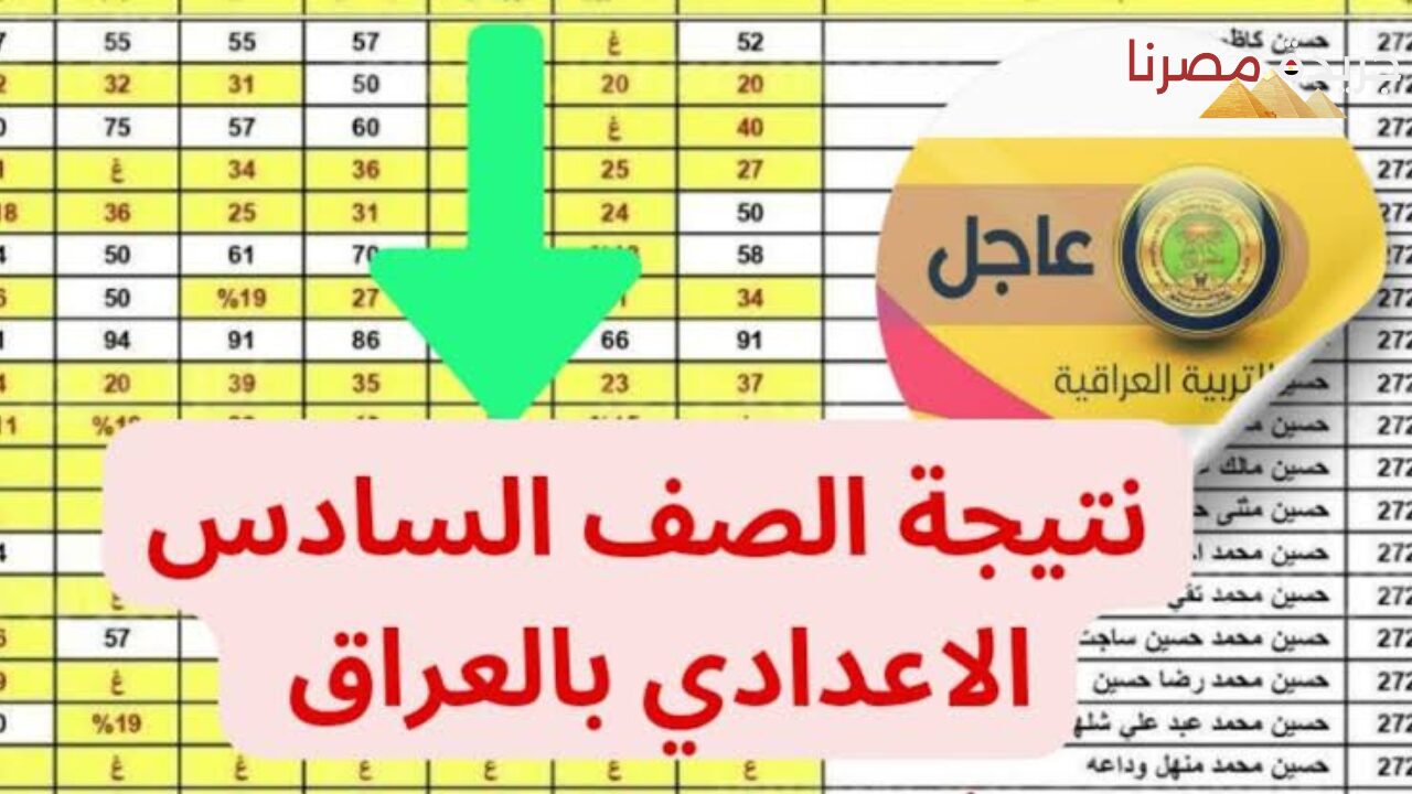 رابط شغال.. كيفية الاستعلام عن نتيجة الصف السادس الاعدادي في العراق 2024