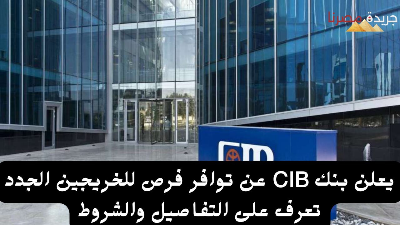 يعلن بنك CIB عن توافر فرص للخريجين الجدد تعرف على التفاصيل والشروط