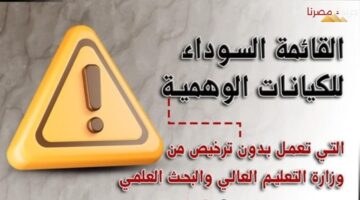 قائمة أسماء الكيانات الوهمية