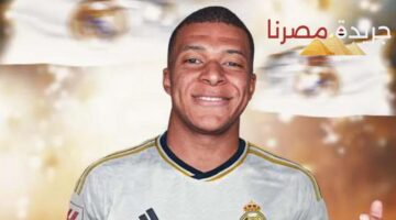 مبابي بقميص ريال مدريد