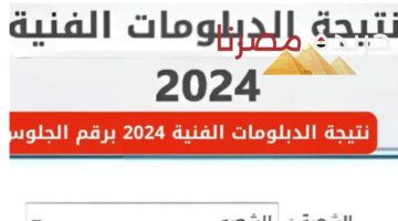 نتيجة الديلومات الفنية 2024 1