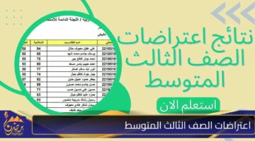 اعتراضات الصف الثالث المتوسط .jpg