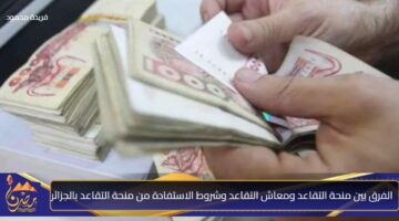 الفرق بين منحة التقاعد ومعاش التقاعد وشروط الاستفادة من منحة التقاعد بالجزائر 1