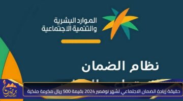 حقيقة زيادة الضمان الاجتماعي لشهر نوفمبر 2024