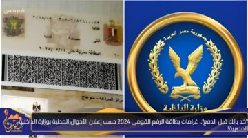 خد بالك قبل الدفع . غرامات بطاقة الرقم القومي 2024 حسب إعلان الأحوال المدنية بوزارة الداخلية المصرية