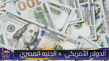 سعر الدولار مقابل الجنيه المصري