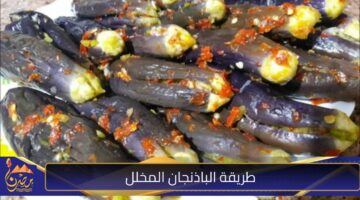 طريقة الباذنجان المخلل 1