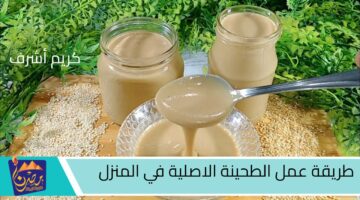 طريقة عمل الطحينة الاصلية في المنزل 17