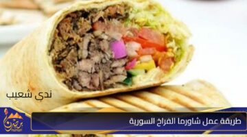 طريقة عمل شاورما الفراخ السورية