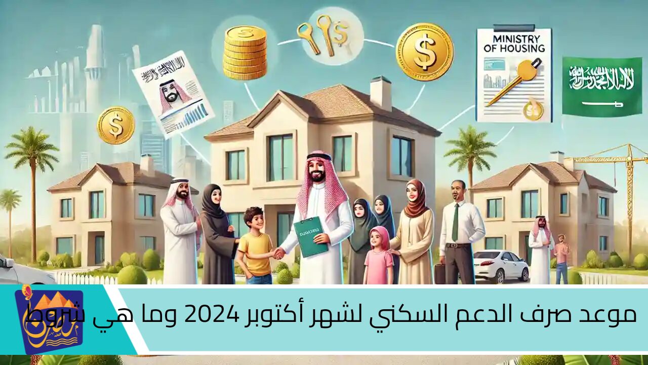 موعد صرف الدعم السكني لشهر أكتوبر 2024 وما هي طريقة الاستعلام عن الدعم