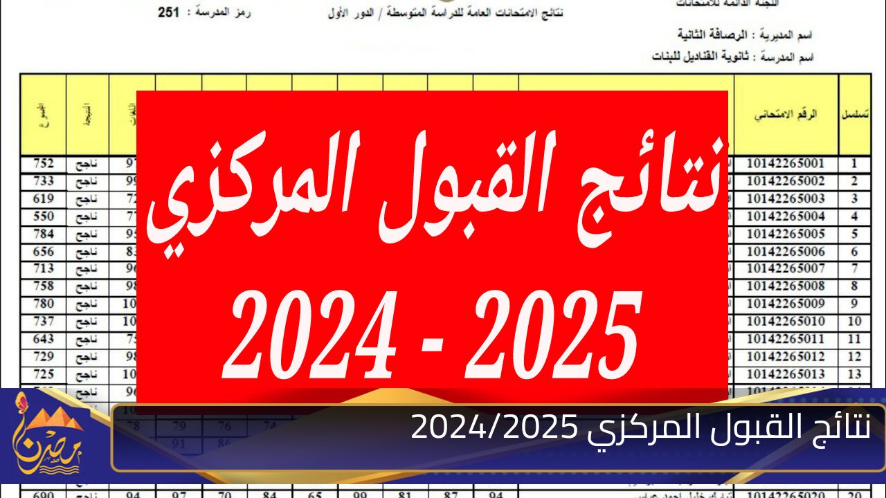 “ظهرت حالا”.. لينك نتائج القبول المركزي في الجامعات العراقية للعام الدراسي 2024–2025 عموم محافظات العراق