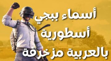 أروع اسماء ببجي PUBG